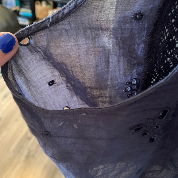 / Aerie Ruffle Eyelet Top | XXL - Picture 6 of 9